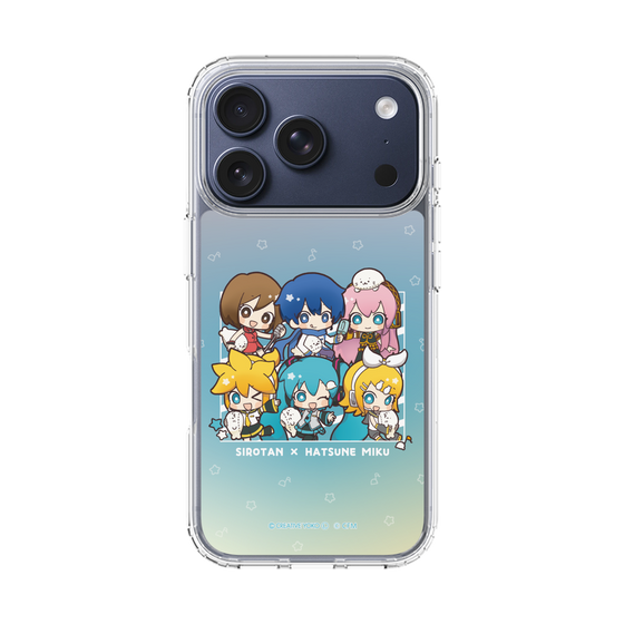 スリムプロテクションケース［ しろたん×初音ミク - 全員集合 - しろたんと一緒 ］