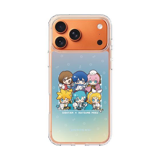 スリムプロテクションケース［ しろたん×初音ミク - 全員集合 - しろたんと一緒 ］