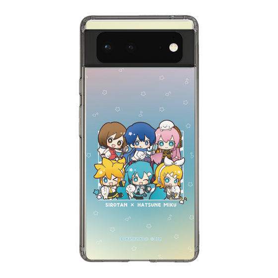スリムプロテクションケース［ しろたん×初音ミク - 全員集合 - しろたんと一緒 ］