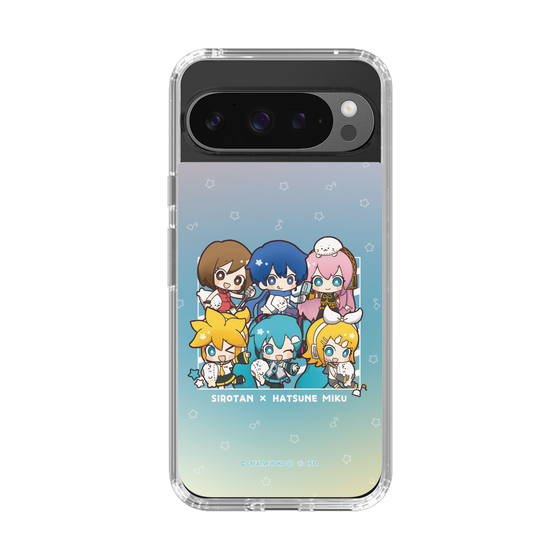 スリムプロテクションケース［ しろたん×初音ミク - 全員集合 - しろたんと一緒 ］