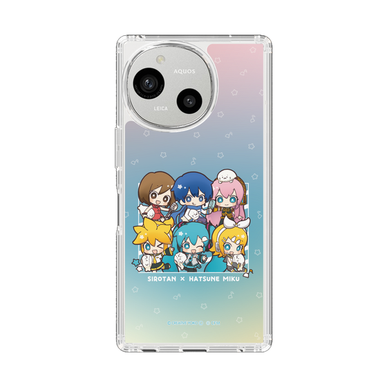 スリムプロテクションケース［ しろたん×初音ミク - 全員集合 - しろたんと一緒 ］