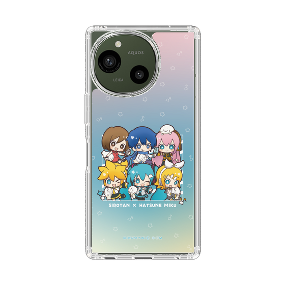 スリムプロテクションケース［ しろたん×初音ミク - 全員集合 - しろたんと一緒 ］