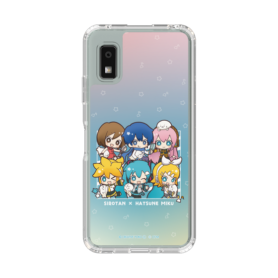 スリムプロテクションケース［ しろたん×初音ミク - 全員集合 - しろたんと一緒 ］