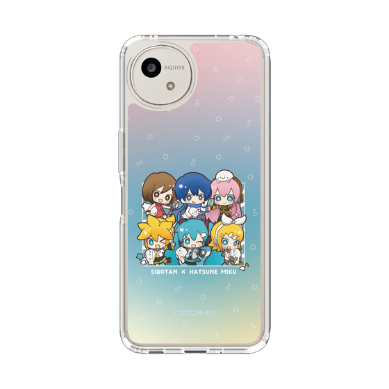 スリムプロテクションケース［ しろたん×初音ミク - 全員集合 - しろたんと一緒 ］