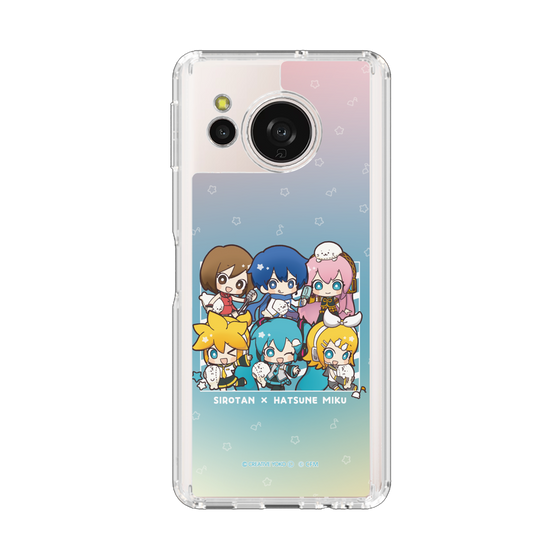 スリムプロテクションケース［ しろたん×初音ミク - 全員集合 - しろたんと一緒 ］