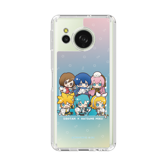 スリムプロテクションケース［ しろたん×初音ミク - 全員集合 - しろたんと一緒 ］