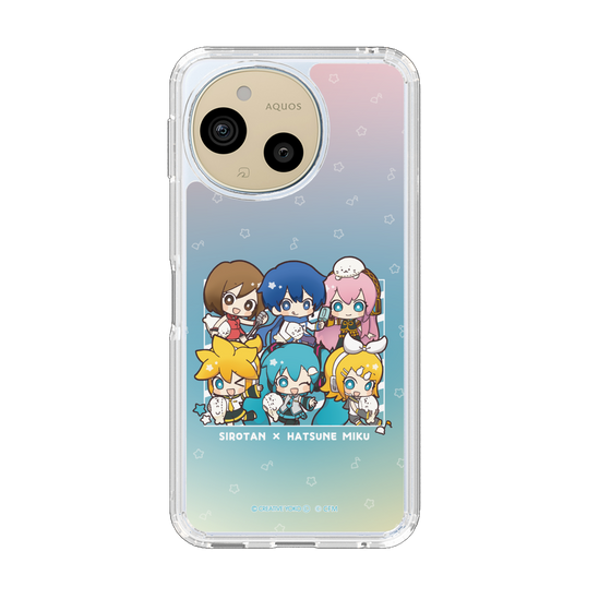 スリムプロテクションケース［ しろたん×初音ミク - 全員集合 - しろたんと一緒 ］