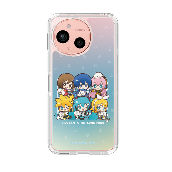 スリムプロテクションケース［ しろたん×初音ミク - 全員集合 - しろたんと一緒 ］