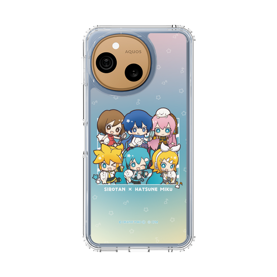 スリムプロテクションケース［ しろたん×初音ミク - 全員集合 - しろたんと一緒 ］