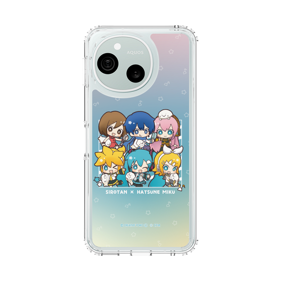 スリムプロテクションケース［ しろたん×初音ミク - 全員集合 - しろたんと一緒 ］