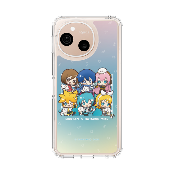 スリムプロテクションケース［ しろたん×初音ミク - 全員集合 - しろたんと一緒 ］