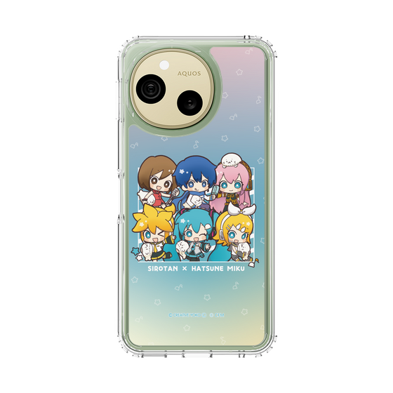 スリムプロテクションケース［ しろたん×初音ミク - 全員集合 - しろたんと一緒 ］