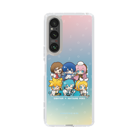 スリムプロテクションケース［ しろたん×初音ミク - 全員集合 - しろたんと一緒 ］