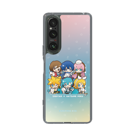 スリムプロテクションケース［ しろたん×初音ミク - 全員集合 - しろたんと一緒 ］