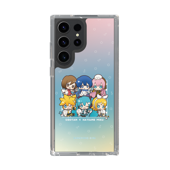スリムプロテクションケース［ しろたん×初音ミク - 全員集合 - しろたんと一緒 ］