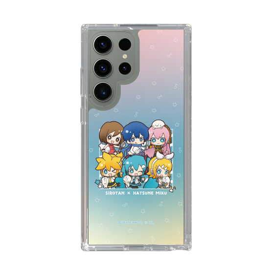スリムプロテクションケース［ しろたん×初音ミク - 全員集合 - しろたんと一緒 ］