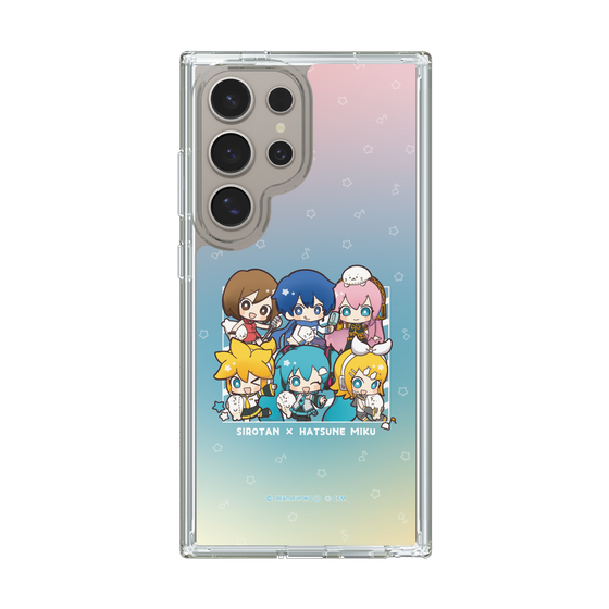スリムプロテクションケース［ しろたん×初音ミク - 全員集合 - しろたんと一緒 ］