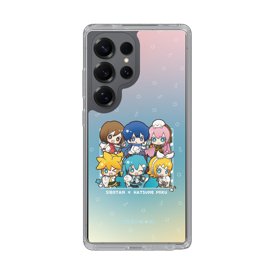 スリムプロテクションケース［ しろたん×初音ミク - 全員集合 - しろたんと一緒 ］