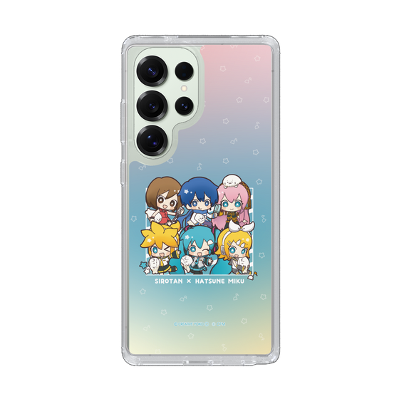 スリムプロテクションケース［ しろたん×初音ミク - 全員集合 - しろたんと一緒 ］