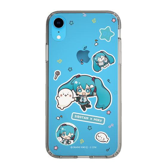 スリムプロテクションケース［ しろたん×初音ミク - ステッカー ］