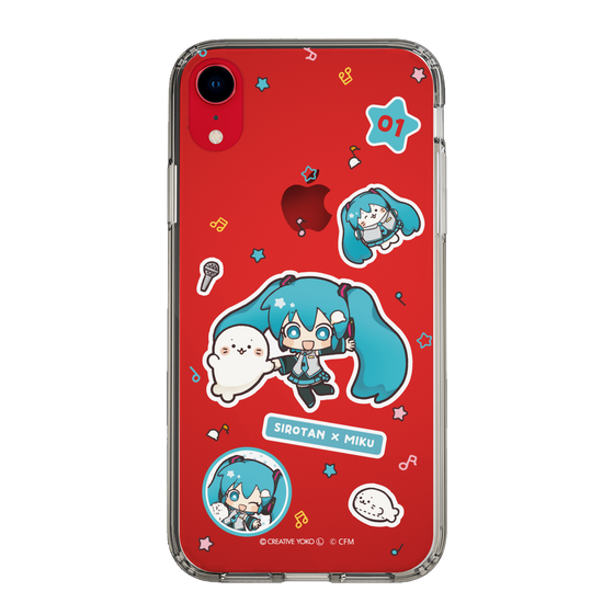スリムプロテクションケース［ しろたん×初音ミク - ステッカー ］