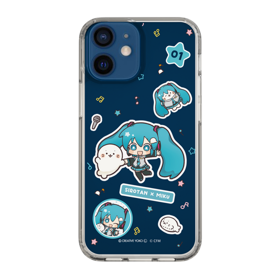 スリムプロテクションケース［ しろたん×初音ミク - ステッカー ］