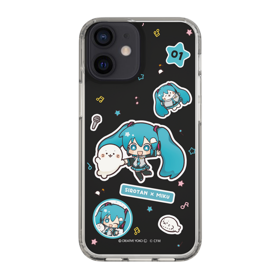 スリムプロテクションケース［ しろたん×初音ミク - ステッカー ］