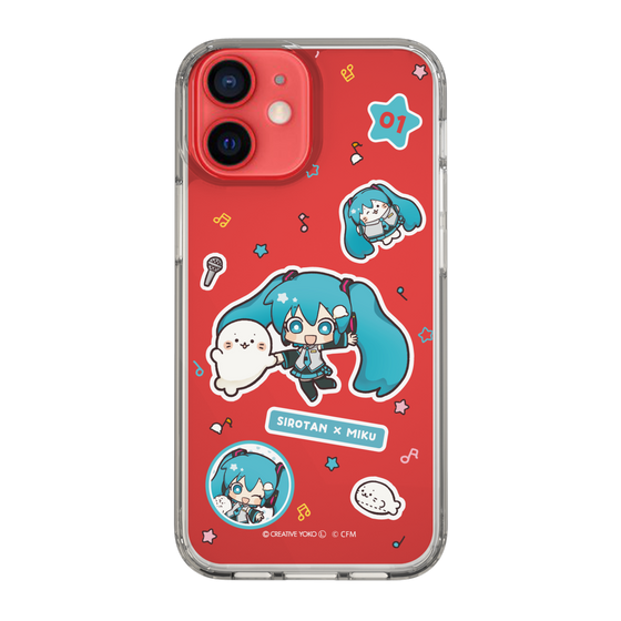 スリムプロテクションケース［ しろたん×初音ミク - ステッカー ］