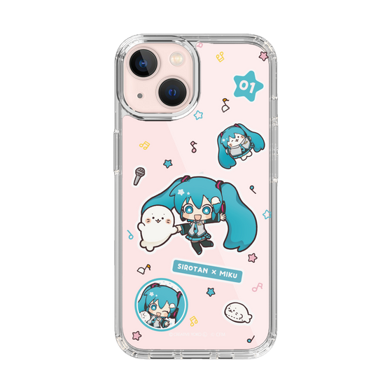 スリムプロテクションケース［ しろたん×初音ミク - ステッカー ］