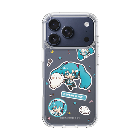 スリムプロテクションケース［ しろたん×初音ミク - ステッカー ］