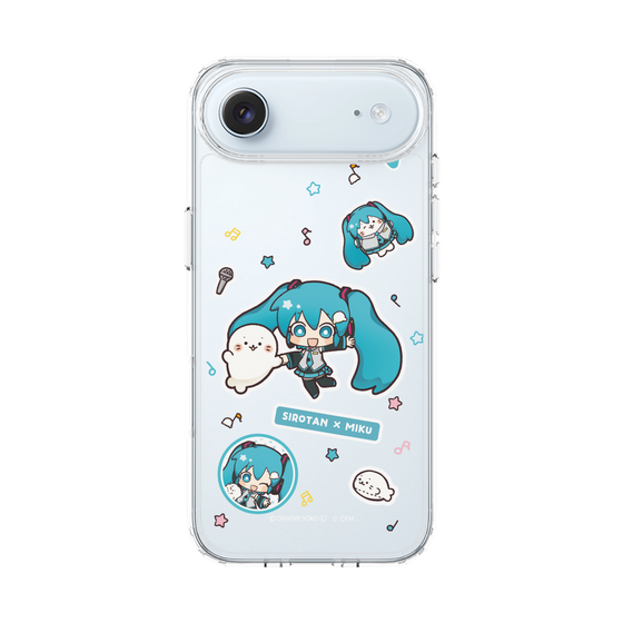 スリムプロテクションケース［ しろたん×初音ミク - ステッカー ］