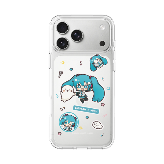 スリムプロテクションケース［ しろたん×初音ミク - ステッカー ］