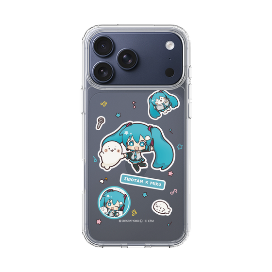 スリムプロテクションケース［ しろたん×初音ミク - ステッカー ］