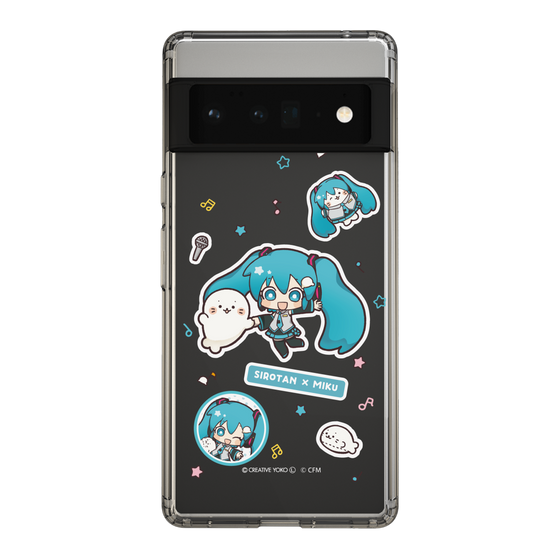 スリムプロテクションケース［ しろたん×初音ミク - ステッカー ］
