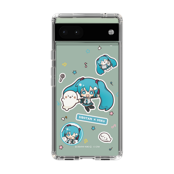 スリムプロテクションケース［ しろたん×初音ミク - ステッカー ］