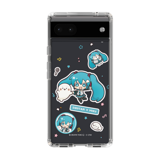 スリムプロテクションケース［ しろたん×初音ミク - ステッカー ］
