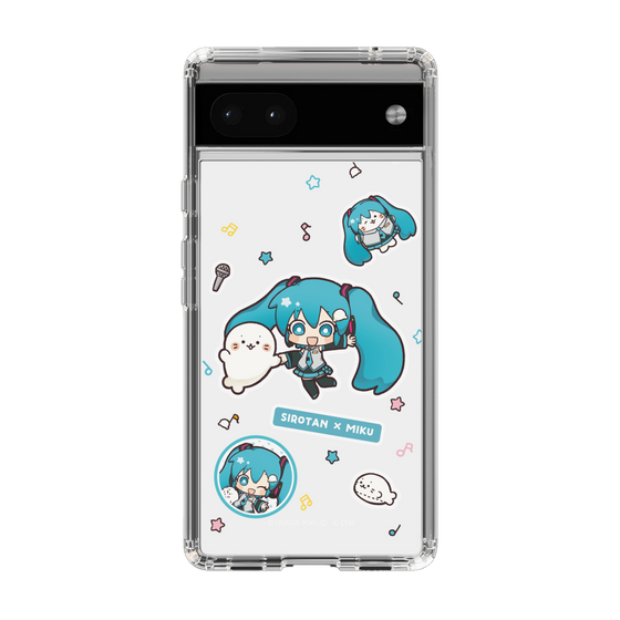 スリムプロテクションケース［ しろたん×初音ミク - ステッカー ］
