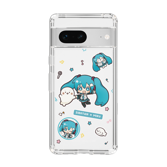 スリムプロテクションケース［ しろたん×初音ミク - ステッカー ］