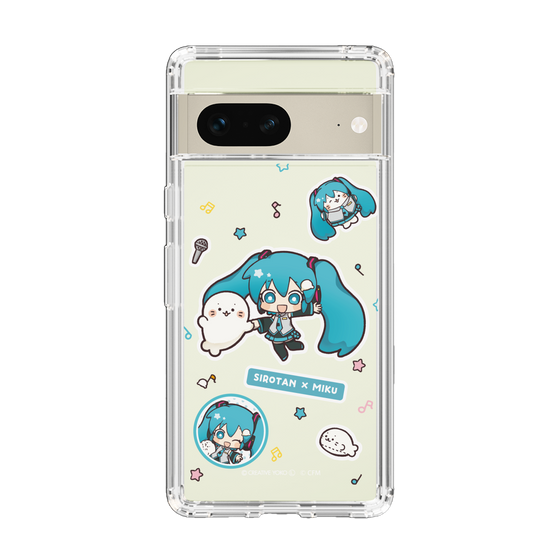 スリムプロテクションケース［ しろたん×初音ミク - ステッカー ］