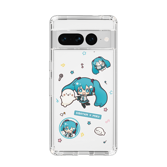 スリムプロテクションケース［ しろたん×初音ミク - ステッカー ］