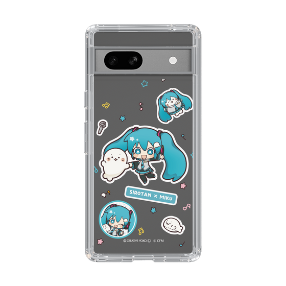 スリムプロテクションケース［ しろたん×初音ミク - ステッカー ］
