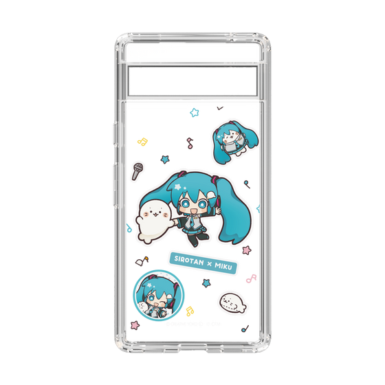 スリムプロテクションケース［ しろたん×初音ミク - ステッカー ］