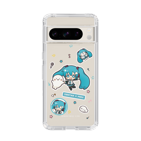 スリムプロテクションケース［ しろたん×初音ミク - ステッカー ］