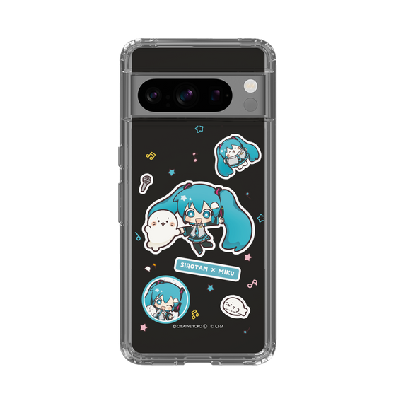スリムプロテクションケース［ しろたん×初音ミク - ステッカー ］