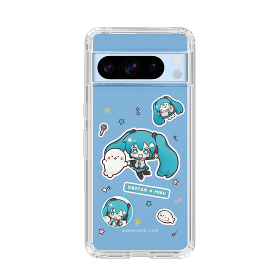 スリムプロテクションケース［ しろたん×初音ミク - ステッカー ］