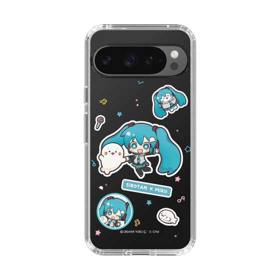 スリムプロテクションケース［ しろたん×初音ミク - ステッカー ］