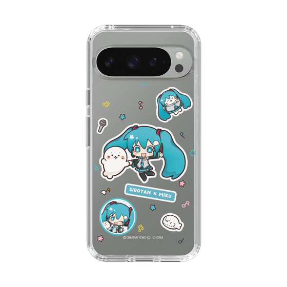 スリムプロテクションケース［ しろたん×初音ミク - ステッカー ］