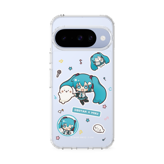 スリムプロテクションケース［ しろたん×初音ミク - ステッカー ］