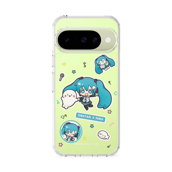 スリムプロテクションケース［ しろたん×初音ミク - ステッカー ］