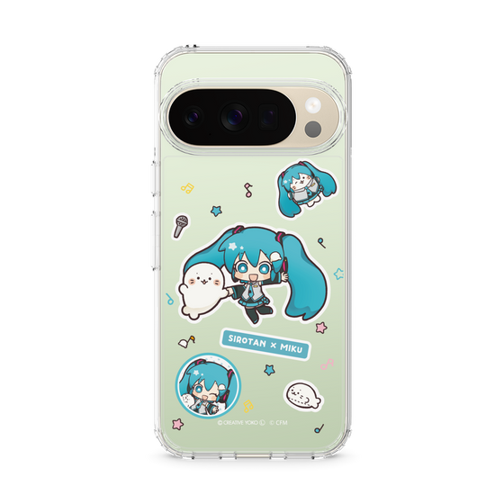 スリムプロテクションケース［ しろたん×初音ミク - ステッカー ］